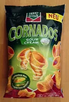 Mängden socker i Funny-frisch Cornados Sour Cream