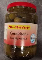 Mängden socker i Cornichons