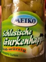 Mängden socker i Schlesische Gurkenhappen