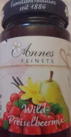 Mängden socker i Wild-Preiselbeermix