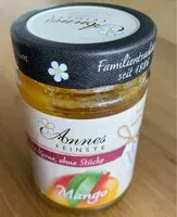 Mängden socker i Fruchtaufstrich Mango