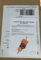 Mängden socker i 40 brochettes bbq cherry pepper