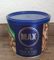 Mängden socker i Max Mix of nuts