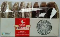 Mängden socker i Weiche Nürnberger Oblaten-Lebkuchen