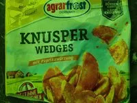 Mängden socker i Knusper wedges mit Paprikawürzung