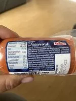 Mängden socker i Teewurst