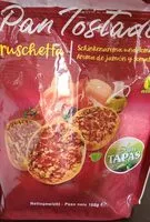 Mängden socker i Pan Tostado Bruschetta
