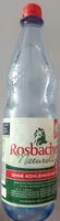 Mängden socker i Rosbacher Mineralwasser
