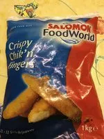 Mängden socker i Salomon Foodworld Crispy Chikn Fingers