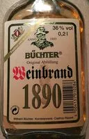 Mängden socker i Weinbrand 1890