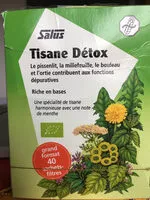 Mängden socker i Salus Tisane Détox