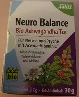 Mängden socker i Neuro Balance Bio Ashwagandha Tee