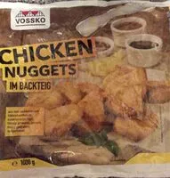 Mängden socker i Chicken Nuggets im Backteig