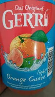 Mängden socker i Gerri light Orange Guave