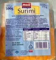 Mängden socker i Surimi