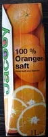 Mängden socker i 100% Orangensaft Direktsaft Aus Spanien - Jacoby - 1 L