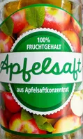 Mängden socker i Apfelsaft aus Apfelsaftkonzentrat