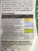 Mängden socker i Jus De Pomme