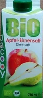 Mängden socker i Bio Apfel-Birnensaft Direktsaft