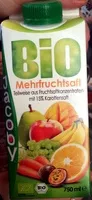 Mängden socker i Bio Mehrfruchtsaft