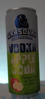 Mängden socker i Vodka Apple Soda