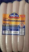 Mängden socker i Stadionbratwurst