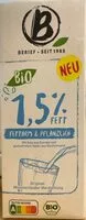 Mängden socker i Bio 1,5% Fett Fettarm & Pflanzlich