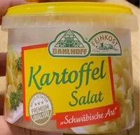 Mängden socker i Kartoffelsalat Schwäbische Art