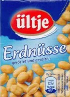 Mängden socker i Erdnüsse geröstet und gesalzen