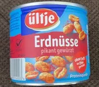 Mängden socker i Erdnüsse