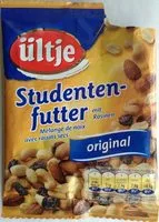 Mängden socker i Studentenfutter original