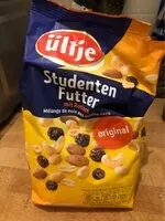 Mängden socker i Studentenfutter mit Rosinen