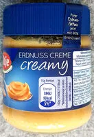 Mängden socker i Erdnuss Creme Creamy