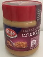Mängden socker i Erdnuss creme crunchy