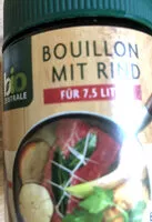 Mängden socker i Bouillon mit Rind