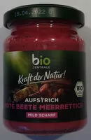 Mängden socker i Rote Beete Meerrettich