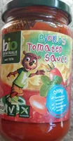 Mängden socker i Tomaten Sauce Biokids - mild