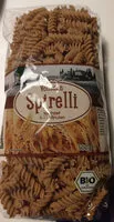 Mängden socker i Nudeln Vollkorn Spirelli
