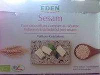 Mängden socker i Pain Croustillant Complet au Sésame