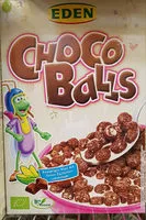 Mängden socker i Eden Choco Balls 375G