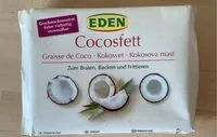 Mängden socker i Cocosfett Eden Natur Pur