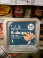 Mängden socker i Hamburgerryg tilsat vand