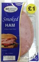 Mängden socker i Smoked ham