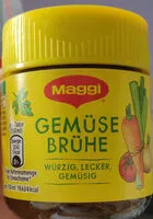 Mängden socker i Maggi Gemüse Brühe, Gemüse