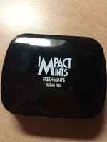 Mängden socker i Impacts mints