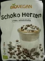 Mängden socker i Schoko Herzen (crispy-schokoladig)