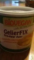 Mängden socker i Agar-agar, Gelierfix, Bio