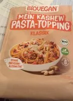 Mängden socker i Mein Käshew Pasta Topping