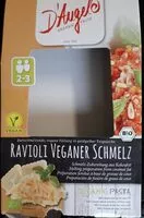 Mängden socker i Ravioli vegan schmelz