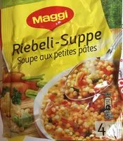 Mängden socker i Rieneli-Suppe